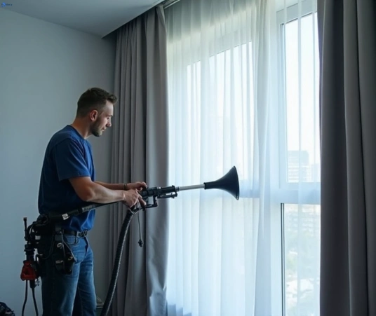 Professional curtain steam cleaning process equipment Matty Curtain Cleaning rosanna-vic