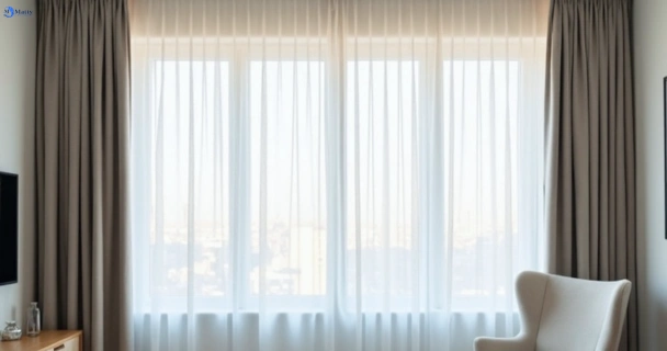 Freshly steam cleaned curtains in rosanna-vic QLD
